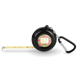 Lily Pads Pocket Tape Measure - 6 Ft w/ Carabiner Clip (Personalized)