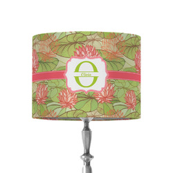 Lily Pads 8" Drum Lamp Shade - Fabric (Personalized)