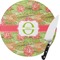 Lily Pads 8 Inch Small Glass Cutting Board