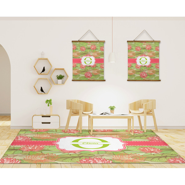 Lily Pads 8'x10' Indoor Area Rugs - IN CONTEXT