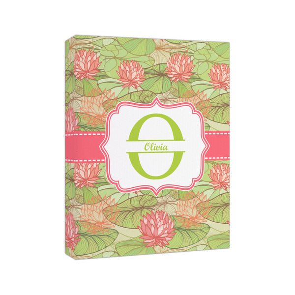 Lily Pads 8x10 - Canvas Print - Angled View