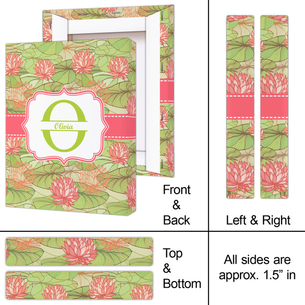 Lily Pads 8x10 - Canvas Print - Approval