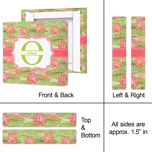 Lily Pads 8x8 - Canvas Print - Approval