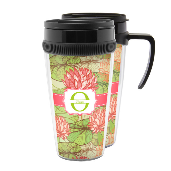 Custom Lily Pads Acrylic Travel Mug (Personalized)