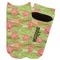 Lily Pads Adult Ankle Socks - Single Pair - Front and Back
