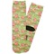 Lily Pads Adult Crew Socks - Single Pair - Front and Back