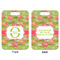 Lily Pads Aluminum Luggage Tag (Front + Back)