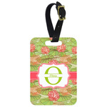 Lily Pads Metal Luggage Tag w/ Name and Initial