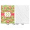 Lily Pads Baby Blanket (Single Side - Printed Front, White Back)