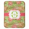 Lily Pads Baby Sherpa Blanket - Flat