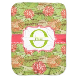 Lily Pads Baby Swaddling Blanket (Personalized)