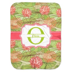 Lily Pads Baby Swaddling Blanket (Personalized)