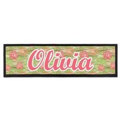 Lily Pads Bar Mat - Large (Personalized)