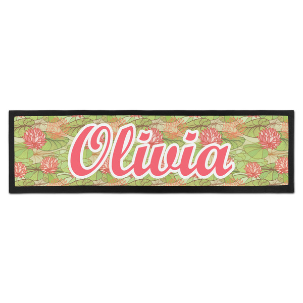 Custom Lily Pads Bar Mat (Personalized)