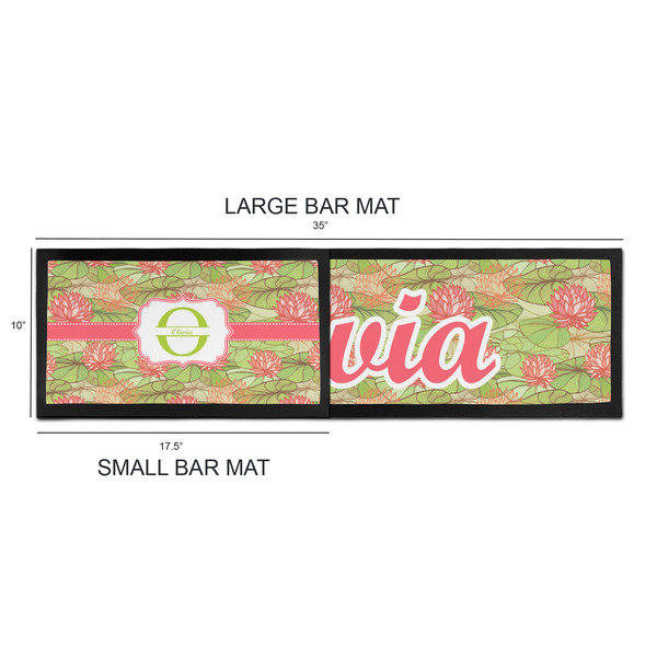 Lily Pads Bar Mats - Sizing Chart