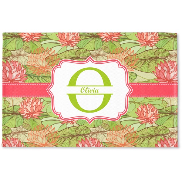Custom Lily Pads Woven Mat (Personalized)