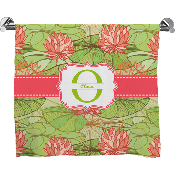 Custom Lily Pads Bath Towel (Personalized)