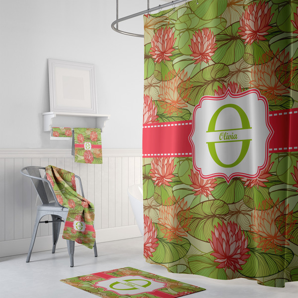 Lily Pads Bath Towel Sets - 3-piece - In Context