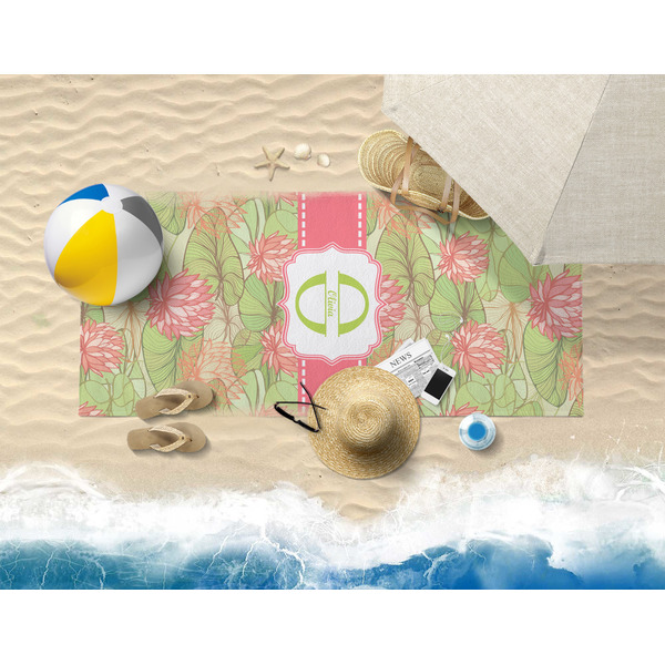 Lily Pads Beach Towel Lifestyle