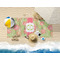 Lily Pads Beach Towel Lifestyle