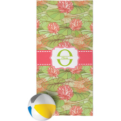 Lily Pads Beach Towel (Personalized)