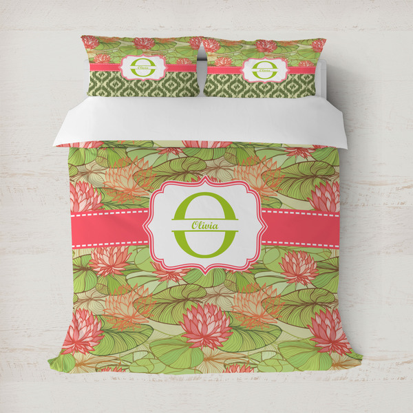 Custom Lily Pads Duvet Cover Set - Full / Queen (Personalized)