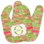 Lily Pads Baby Bib w/ Name and Initial