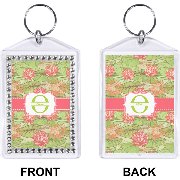 Lily Pads Bling Keychain (Front + Back)