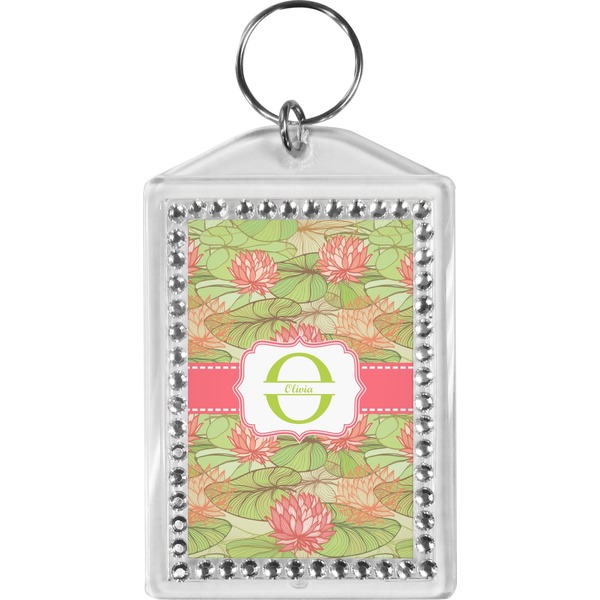 Custom Lily Pads Bling Keychain (Personalized)