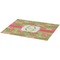 Lily Pads Burlap Placemat (Angle View)