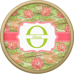 Lily Pads Cabinet Knob - Gold (Personalized)