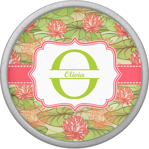 Lily Pads Cabinet Knob - Nickel - Front