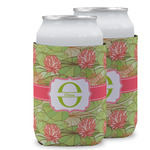 Lily Pads Can Cooler (12 oz) w/ Name and Initial
