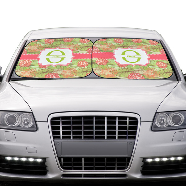 Lily Pads Car Sun Shades - IN CONTEXT