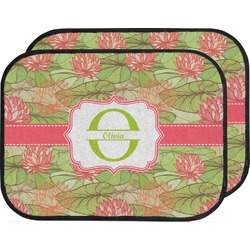 Lily Pads Car Floor Mats (Back Seat) (Personalized)