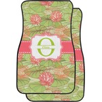 Lily Pads Car Floor Mats (Front Seat) (Personalized)