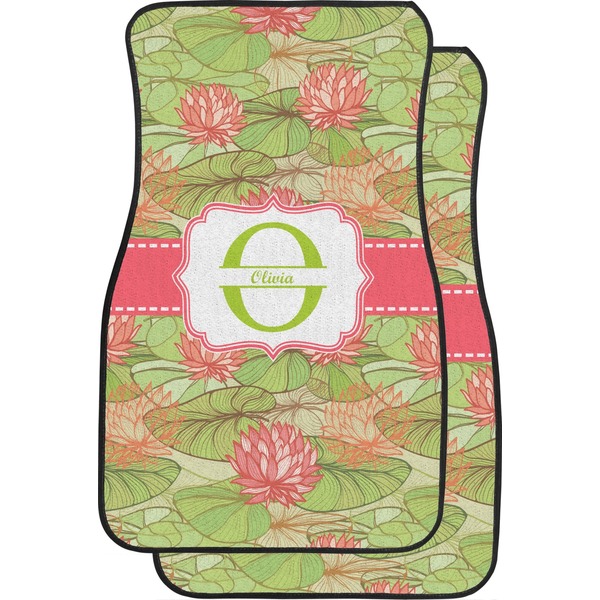 Lily Pads Custom Car Floor Mats (Front Seat)