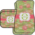 Lily Pads Car Floor Mats Set - 2 Front & 2 Back (Personalized)