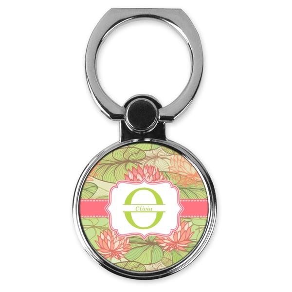 Custom Lily Pads Cell Phone Ring Stand & Holder (Personalized)