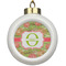 Lily Pads Ceramic Ball Ornament (Personalized)
