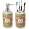 Lily Pads Ceramic Bathroom Accessories Set (Personalized)