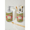 Lily Pads Ceramic Bathroom Accessories - LIFESTYLE (toothbrush holder & soap dispenser)