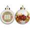 Lily Pads Ceramic Christmas Ornament - Poinsettias (APPROVAL)