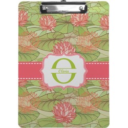 Lily Pads Clipboard (Letter Size) (Personalized)