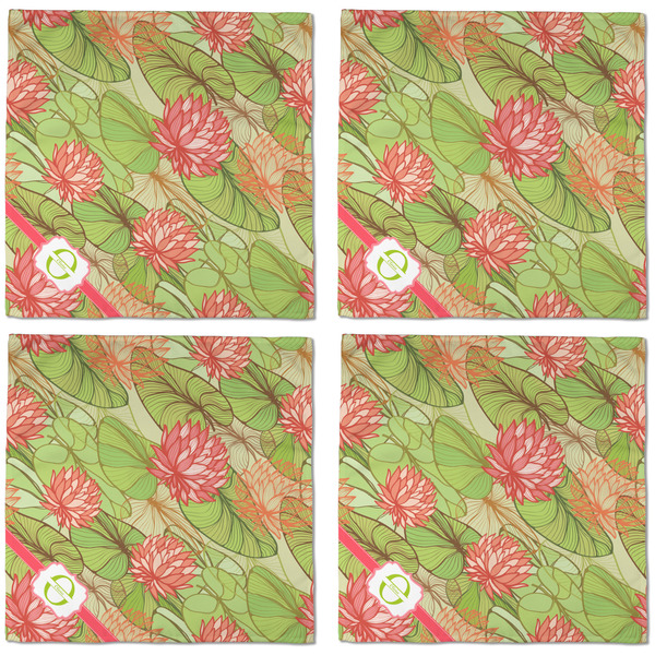 Lily Pads Cloth Napkins - Personalized Dinner (APPROVAL) Set of 4