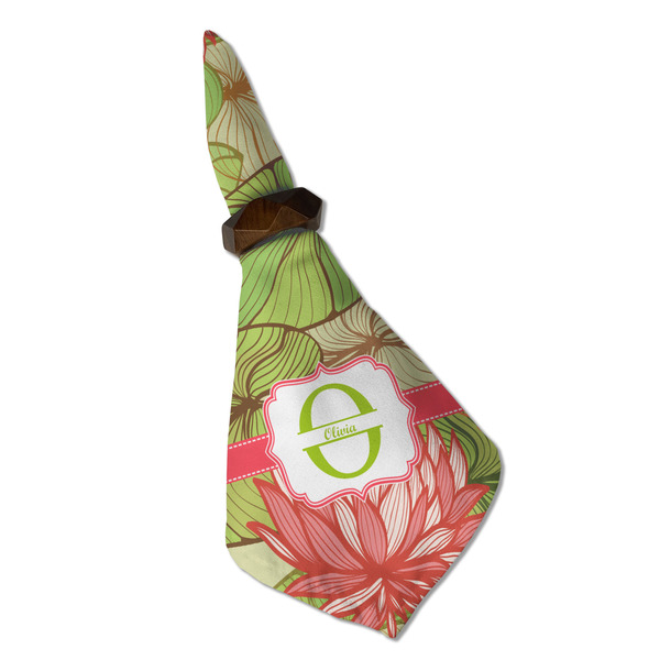 Lily Pads Cloth Napkins - Personalized Dinner (Folded in Ring) (MAIN)