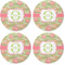 Lily Pads Coaster Round Rubber Back - Apvl