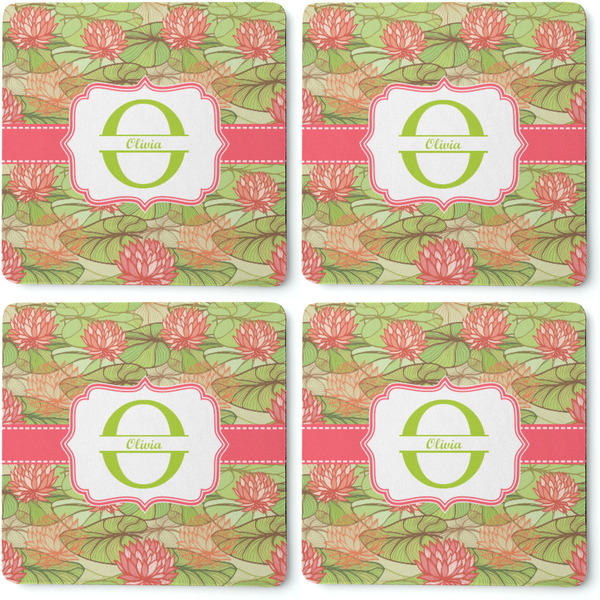 Lily Pads Coaster Rubber Back - Apvl