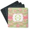Lily Pads Square Rubber Backed Coasters - Set of 4 (Personalized)
