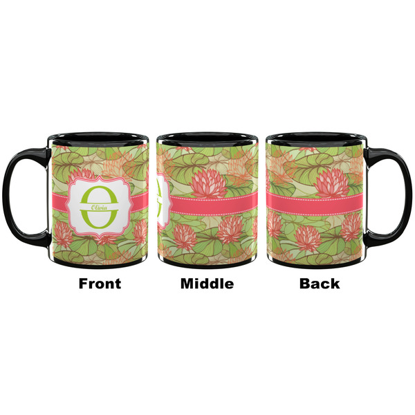 Lily Pads Coffee Mug - 11 oz - Black APPROVAL